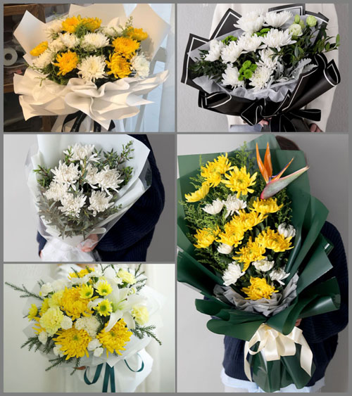 云南昆明官渡区太和街道白事花束代送
